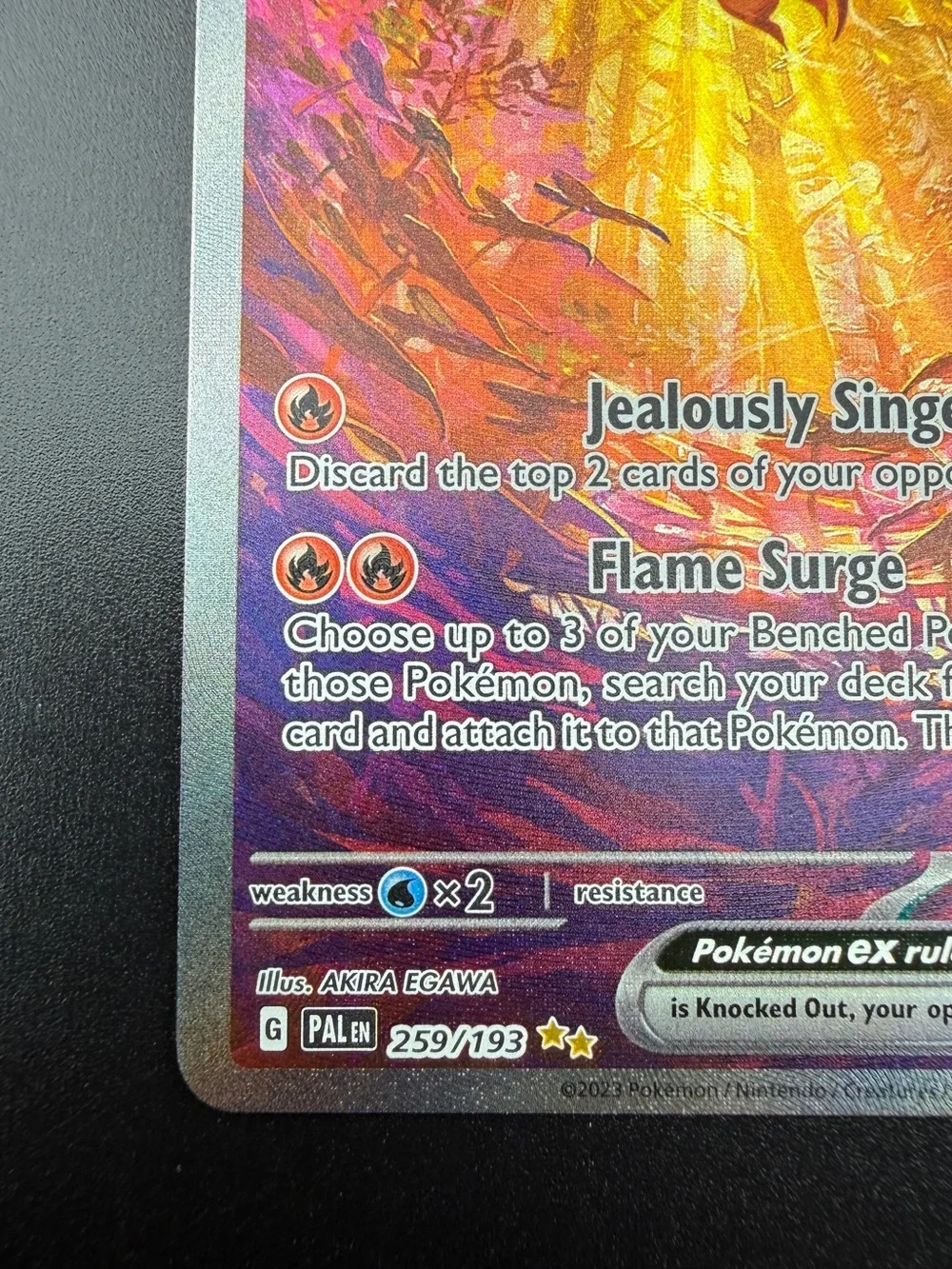 Chi-Yu ex 259/193 Special Illustration Rare Paldea Evolved Pokemon Holo NM/M